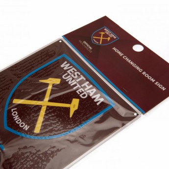 West Ham United метален знак Home Changing Room Sign