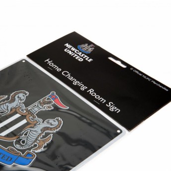 Newcastle United метален знак Home Changing Room Sign