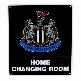 Newcastle United метален знак Home Changing Room Sign