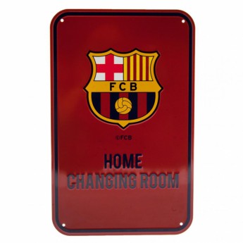 FC Barcelona метален знак Home Changing Room Sign