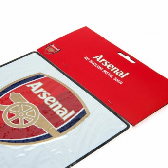 Arsenal FC метален знак No Parking Sign