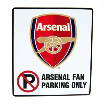 Arsenal FC метален знак No Parking Sign