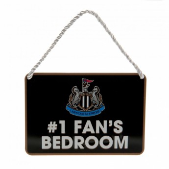 Newcastle United знак за спалня Bedroom Sign No1 Fan