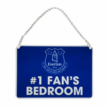 Everton FC знак за спалня Bedroom Sign No1 Fan