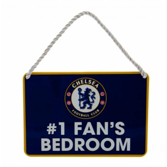 Chelsea FC знак за спалня blue Bedroom Sign No1 Fan