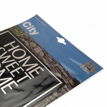 Manchester City метален знак Home Sweet Home Sign EC