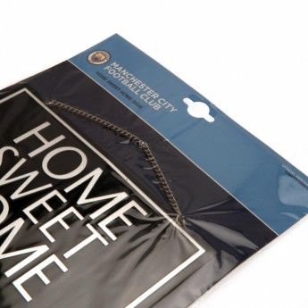 Manchester City метален знак Home Sweet Home Sign