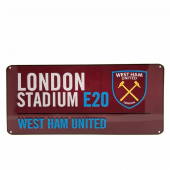West Ham United табела за стена Street Sign CL