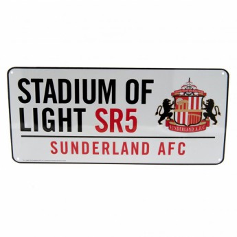 Sunderland AFC табела за стена Street Sign