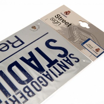 Real Madrid CF метален знак Street Sign