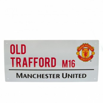 Manchester United табела за стена Street Sign