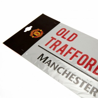 Manchester United табела за стена Street Sign