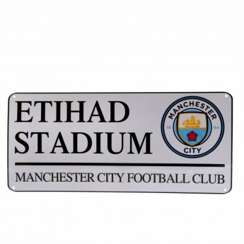 Manchester City табела за стена Street Sign