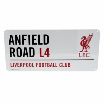 Liverpool FC табела за стена Street Sign