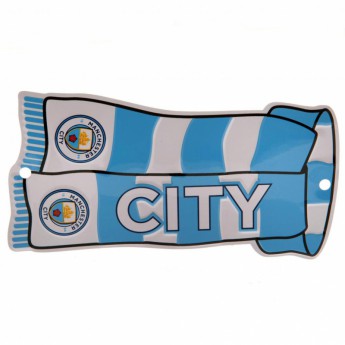 Manchester City табела за прозорец Show Your Colours Window Sign