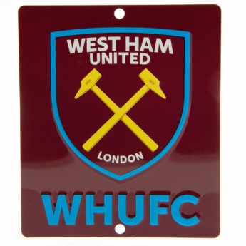 West Ham United табела за прозорец Window Sign SQ