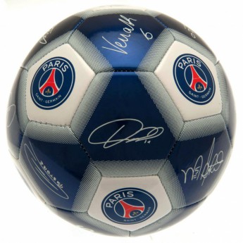 Paris Saint Germain подписана топка Football Signature