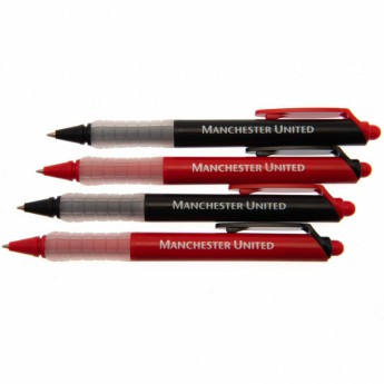 Manchester United комплект химикалки 4pk Pen Set