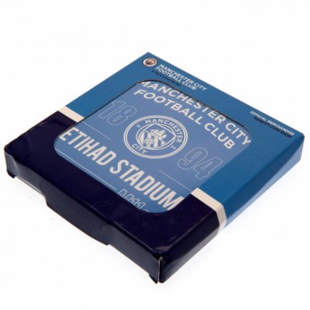 Manchester City комплект подложки за чаши 4pk Coaster Set
