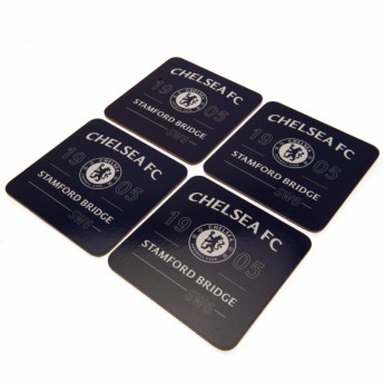Chelsea FC комплект подложки за чаши 4pk Coaster Set