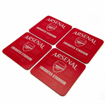 Arsenal FC комплект подложки за чаши 4pk Coaster Set