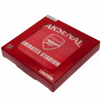 Arsenal FC комплект подложки за чаши 4pk Coaster Set