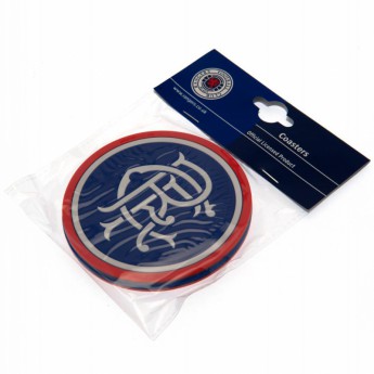 Rangers FC комплект подложки за чаши 2pk Coaster Set