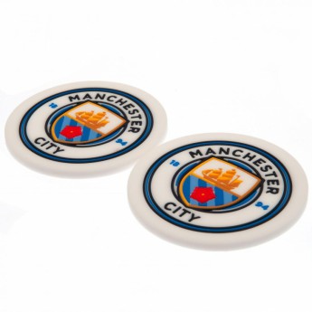 Manchester City комплект подложки за чаши 2pk Coaster Set