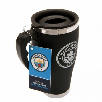 Manchester City чаша за пътуване black Travel Mug with handle