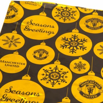 Manchester United опаковъчна хартия Christmas Wrap