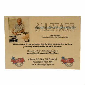 Легенди мъжка тениска Gascoigne Signed Shirt