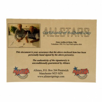 Легенди футболна фланелка Tottenham Hotspur Ardiles & Villa 1981 FA Cup shirt