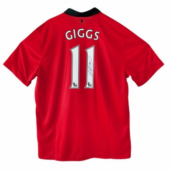 Легенди футболна фланелка Manchester United Giggs Signed Shirt