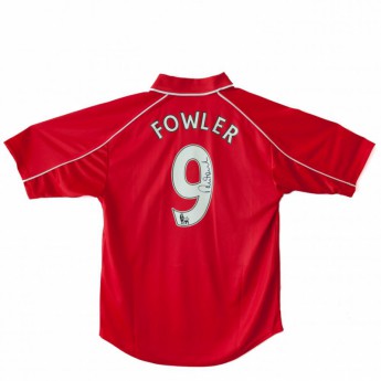 Легенди футболна фланелка FC Liverpool Fowler 2001 replica shirt