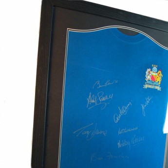 Легенди фланелка с рамка Manchester United 1968 European Cup Final Signed Shirt (Framed)