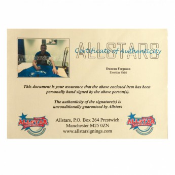 Легенди фланелка с рамка Ferguson Signed Shirt (Framed)