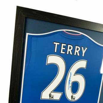 Легенди фланелка с рамка FC Chelsea Terry Signed Shirt (Framed)