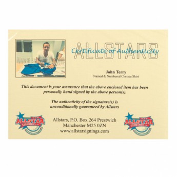 Легенди фланелка с рамка FC Chelsea Terry Signed Shirt (Framed)