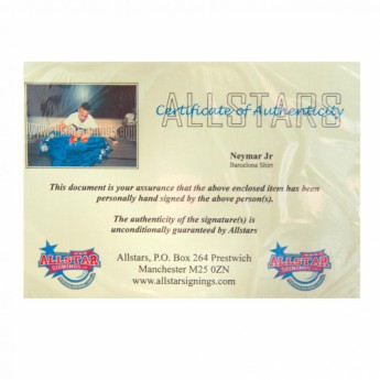 Легенди фланелка с рамка FC Barcelona Neymar Signed Shirt (Framed)