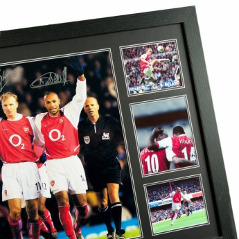 Легенди картина в рамка FC Arsenal Bergkamp & Henry Signed Framed Print