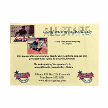 Легенди картина в рамка FC Arsenal Bergkamp & Henry Signed Framed Print