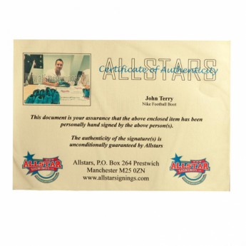 Легенди футболни обувки с рамка FC Chelsea Terry Signed Boot (Framed)