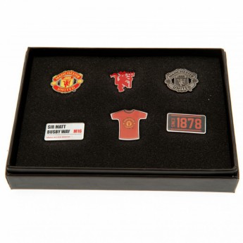 Manchester United комплект значки 6 Piece Badge Set