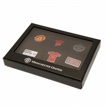 Manchester United комплект значки 6 Piece Badge Set