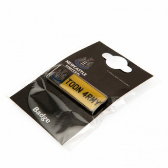 Newcastle United значка Number Plate Badge