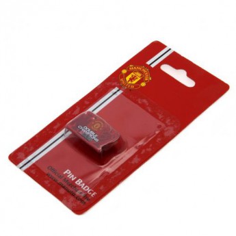 Manchester United значка Double Champions Badge