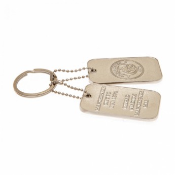 Manchester City ключодържател Dog Tag Keyring
