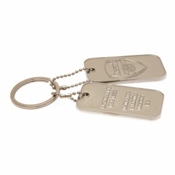 Arsenal FC ключодържател Dog Tag Keyring
