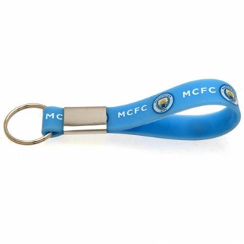 Manchester City висулка за ключодържател Silicone Keyring