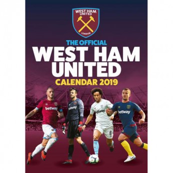 West Ham United календар 2019 official A3
